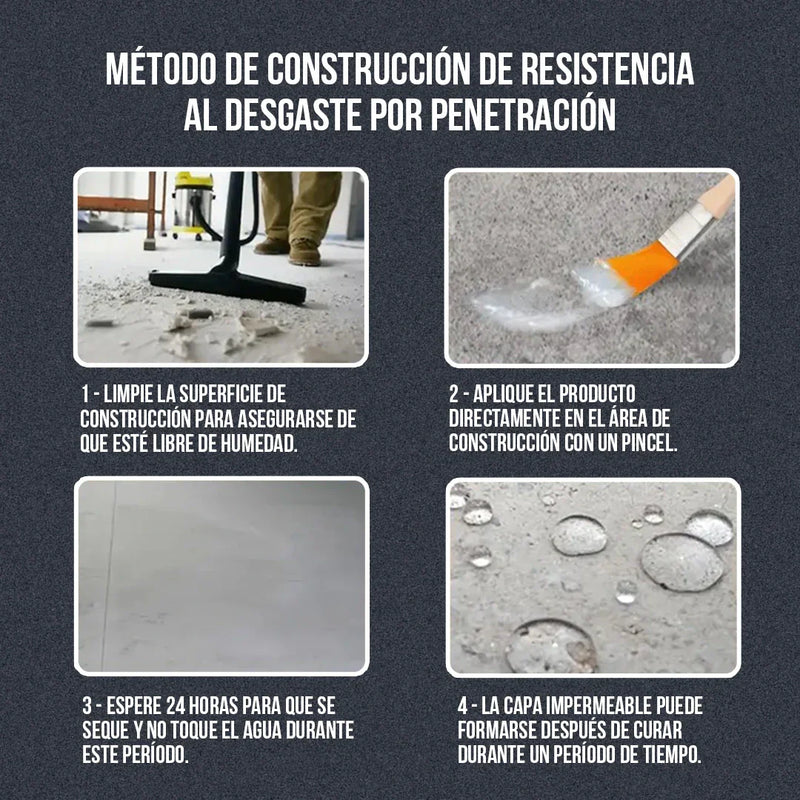03 Sellador impermeabilizante Invisible con Durabilidad de 10 Años + Brocha Gratis ($19.99 cada unidad)